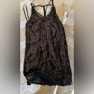 Aqua from Bloomingdale’s sequin dress